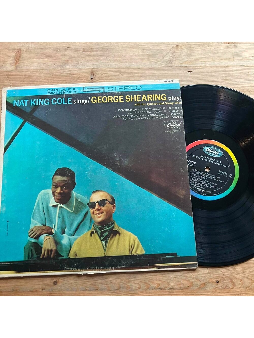 Nat King Cole - Nat King Cole Sings/George Shearing Plays 33rpm VG+ VR26